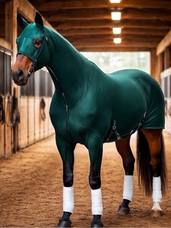 Derby Originals Other - Derby Originals Horse Sleazy Hood size XL + Pro Choice Polo Wraps Set NEW(A479)✨